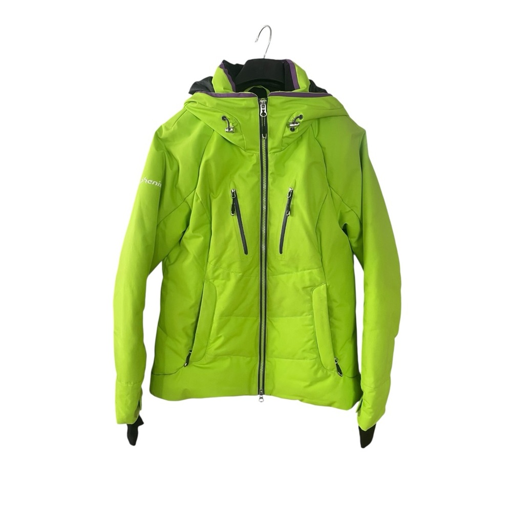 Women's Ski Down Jacket Phenix Seamless Down Jacket - yellow green Size 10 USA